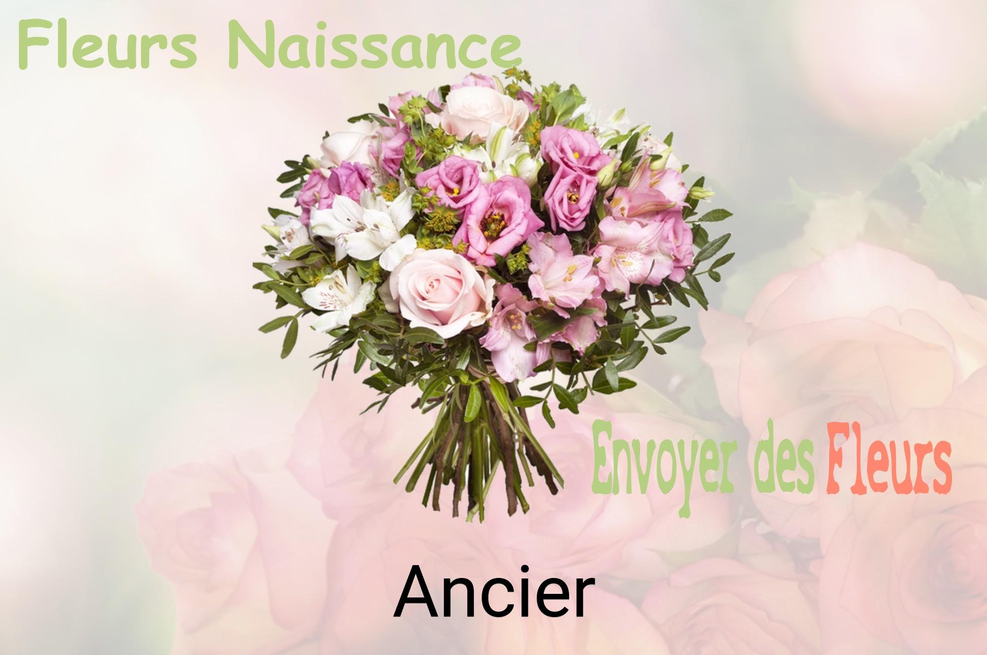 Bouquet de fleurs de naissance livré à Ancier